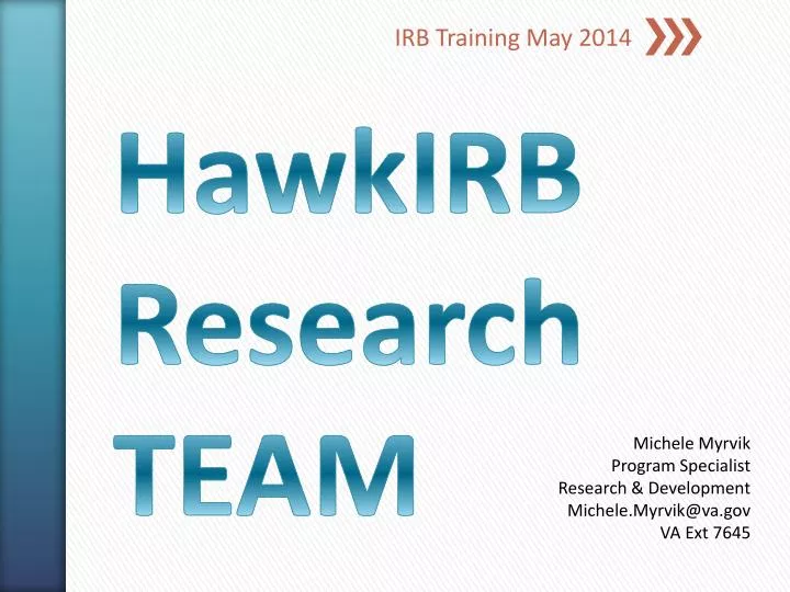 irb training may 2014