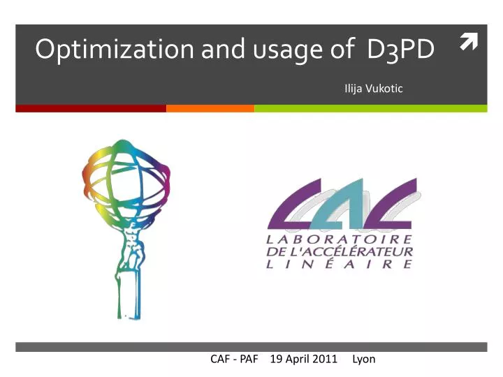 optimization and usage of d3pd