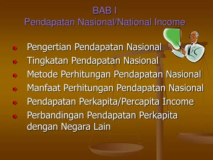 bab i pendapatan nasional national income