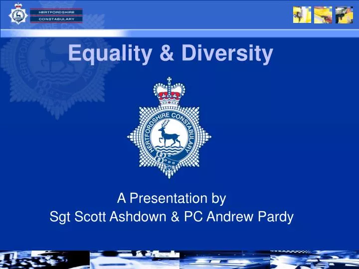 a presentation by sgt scott ashdown pc andrew pardy