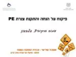 אשכול שלישי : עבודת המפקח בשטח - slide 1