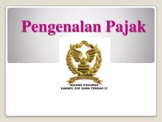 pengenalan pajak