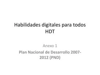 habilidades digitales para todos hdt