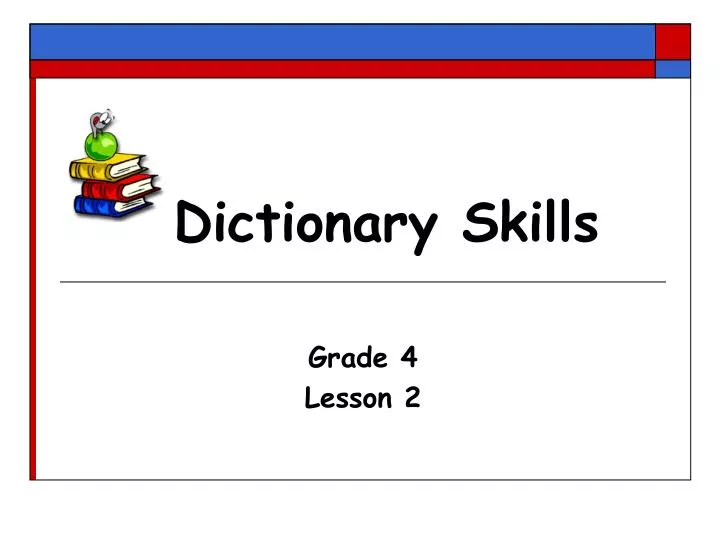 dictionary skills presentation