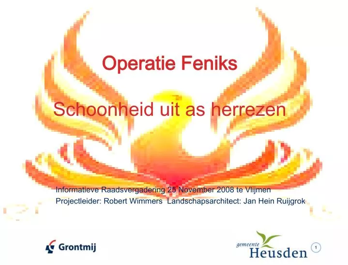 operatie feniks schoonheid uit as herrezen