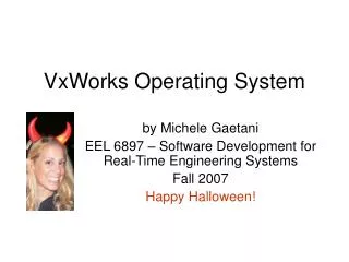 VxWorks Operating System