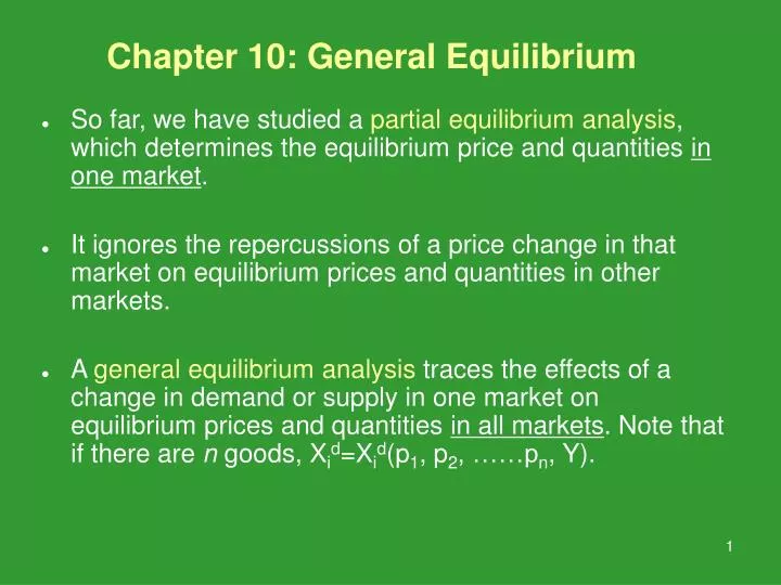 chapter 10 general equilibrium