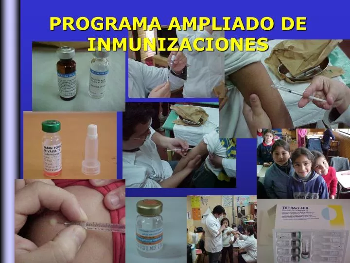 programa ampliado de inmunizaciones