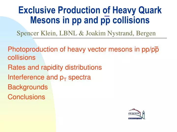 exclusive production of heavy quark mesons in pp and pp collisions