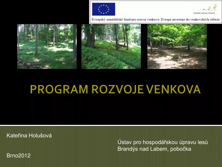 program rozvoje venkova