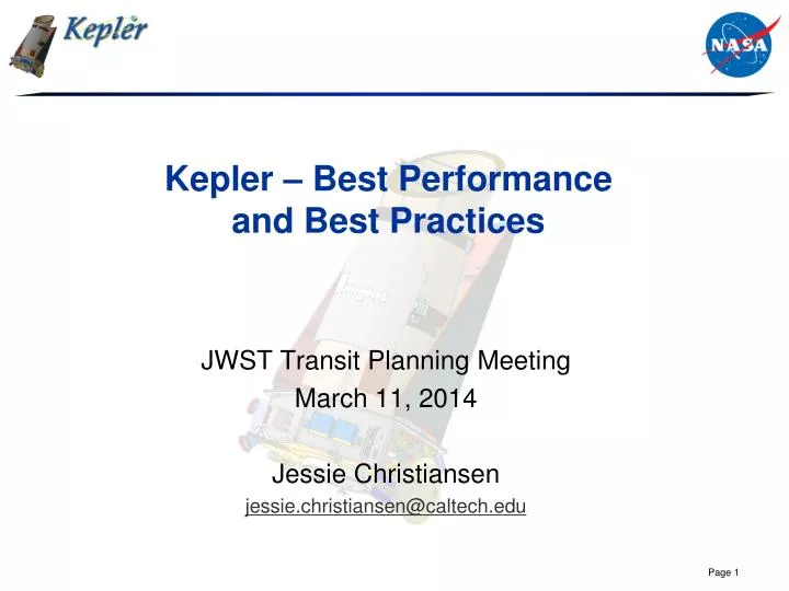 kepler best performance and best practices