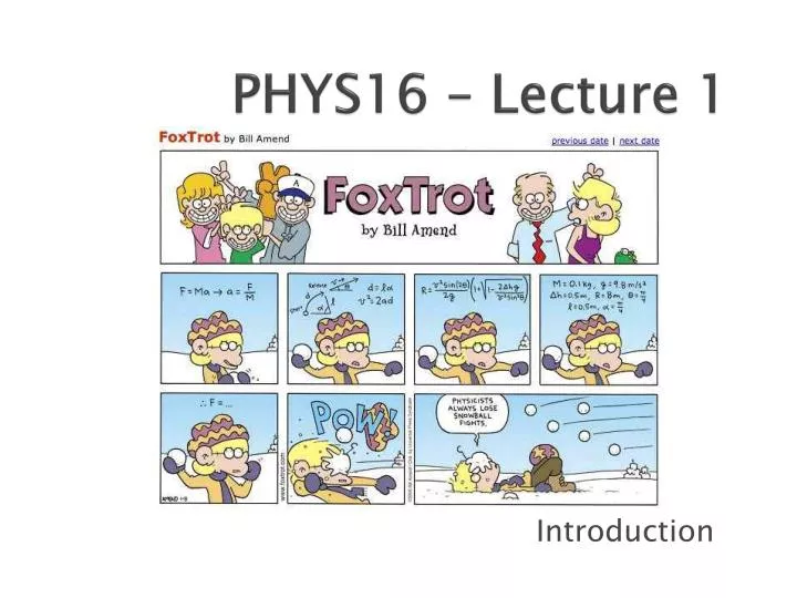 phys16 lecture 1