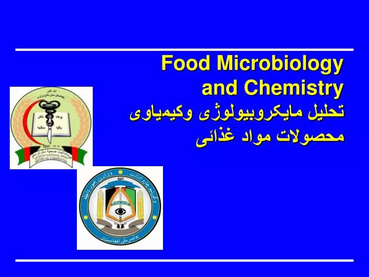 food microbiology and chemistry
