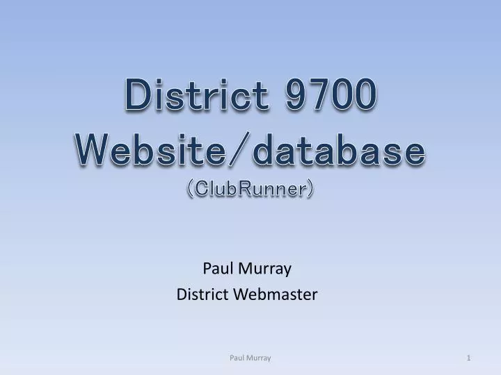 district 9700 website database clubrunner