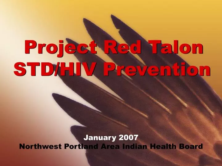 project red talon std hiv prevention