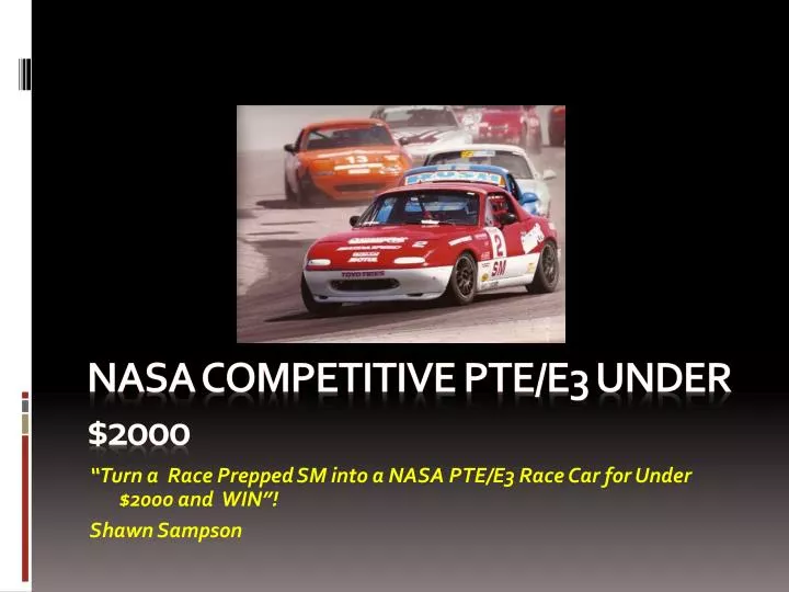 nasa competitive pte e3 under 2000