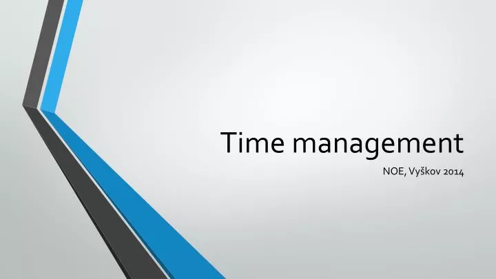 time management