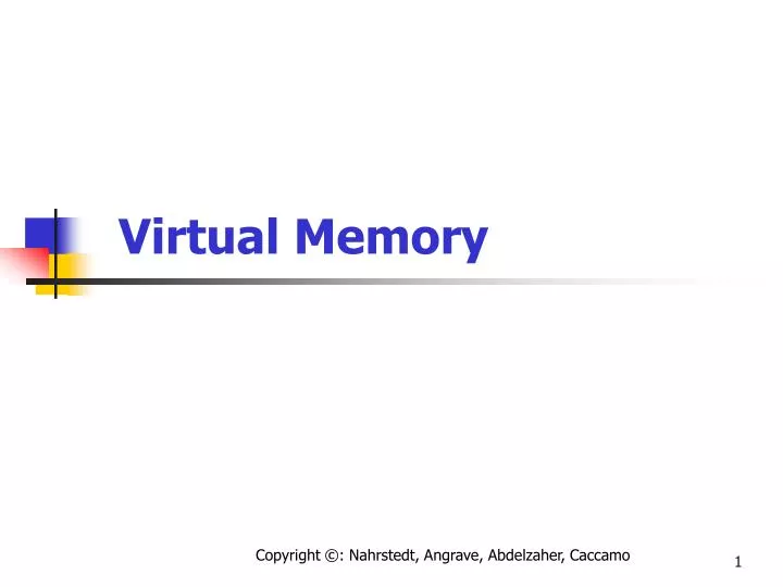 virtual memory