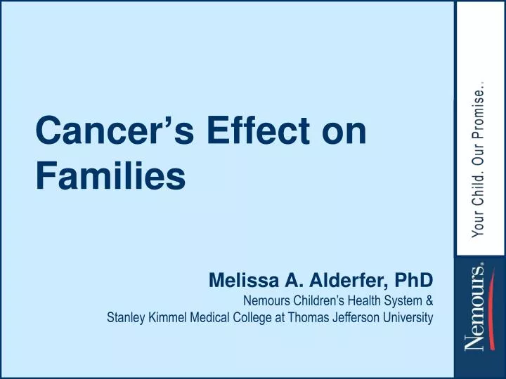 cancer s effect on families