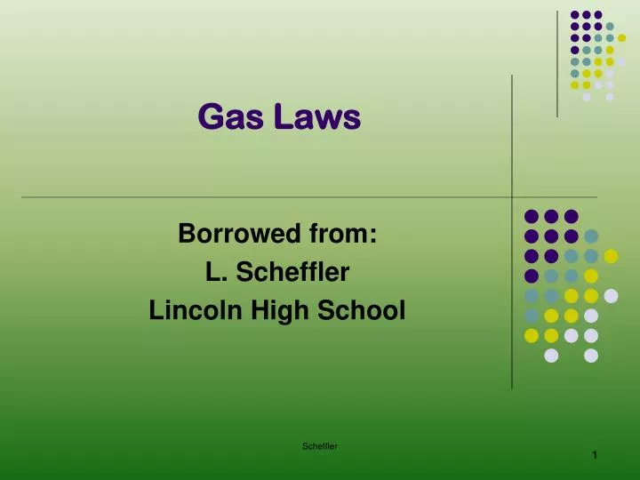 gas laws