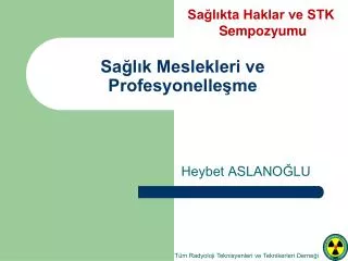 sa l k meslekleri ve profesyonelle me