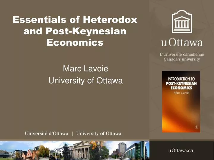 essentials of heterodox and post keynesian economics