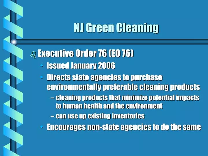 nj green cleaning
