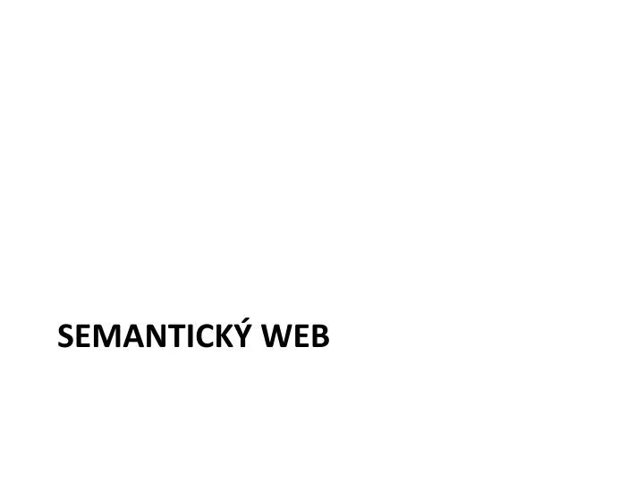 semantick web