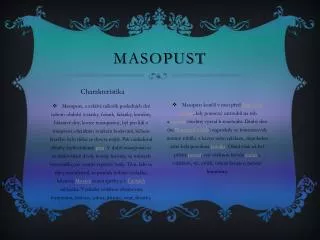 masopust
