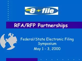 RFA/RFP Partnerships