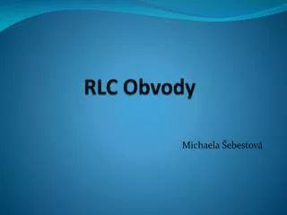 rlc obvody