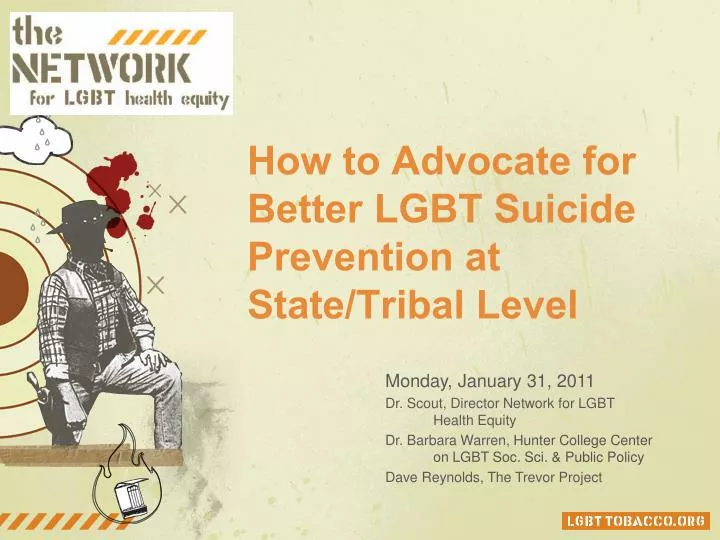 how to advocate for better lgbt suicide prevention at state tribal level