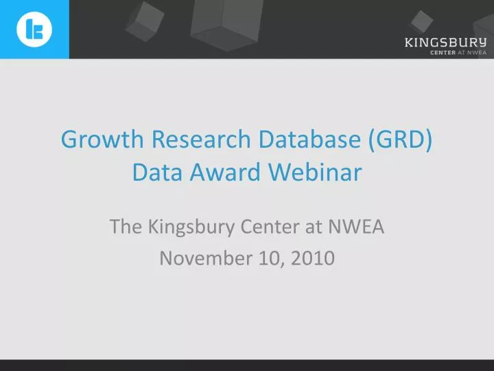 growth research database grd data award webinar