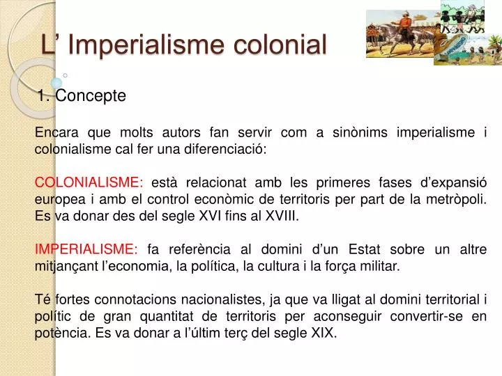 l imperialisme colonial