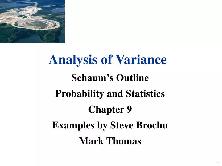 schaum s outline probability and statistics chapter 9 examples by steve brochu mark thomas