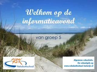 welkom op de informatieavond