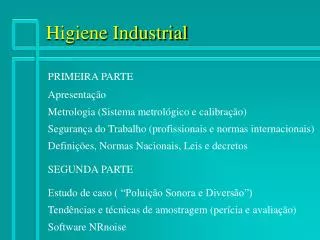 higiene industrial