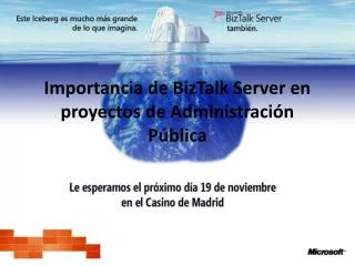 importancia de biztalk server en proyectos de administraci n p blica