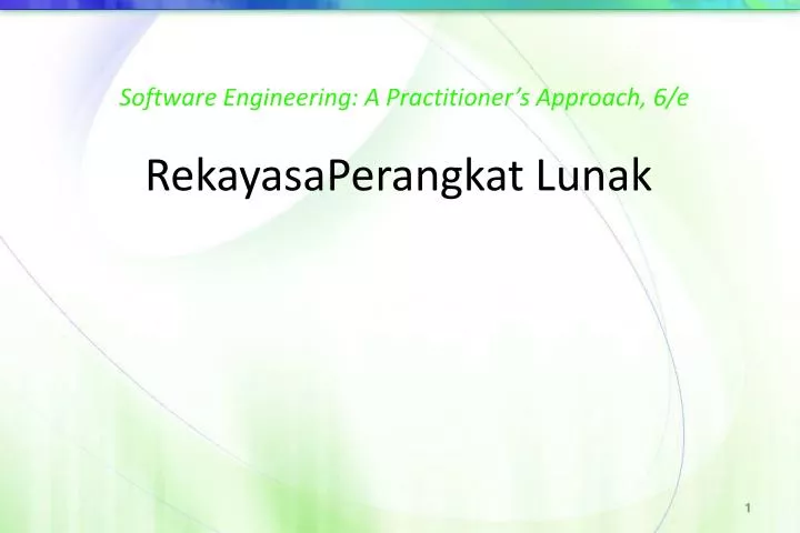 software engineering a practitioner s approach 6 e rekayasaperangkat lunak