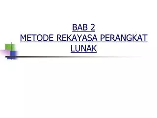 bab 2 metode rekayasa perangkat lunak