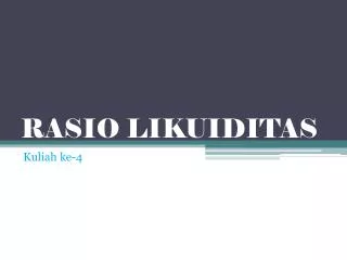 rasio likuiditas