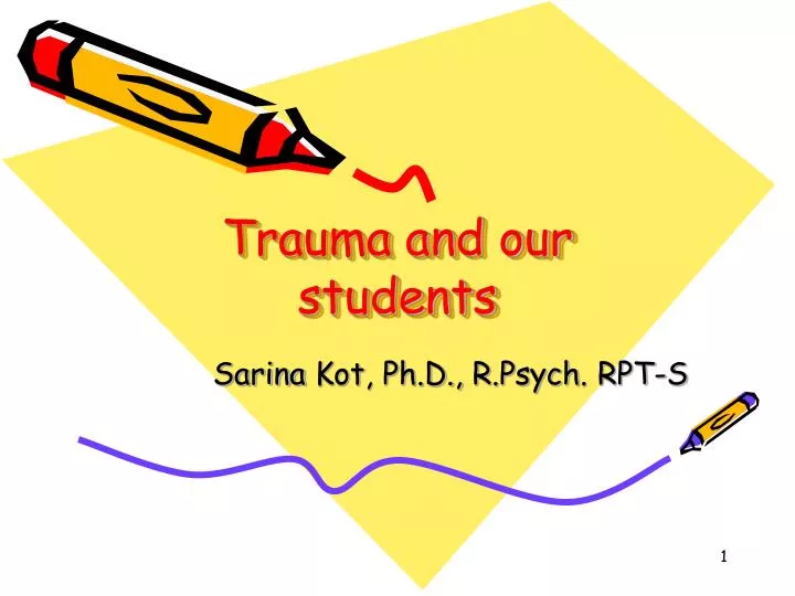 trauma and our students
