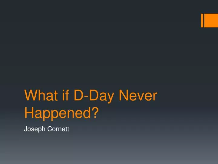 what if d day never happened
