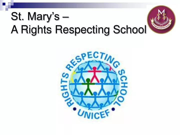 st mary s a rights respecting school
