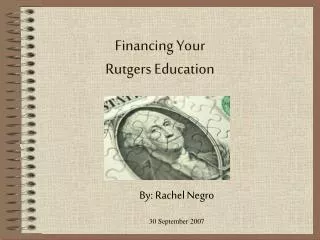 Financing Your Rutgers Education