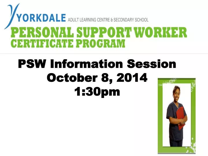 psw information session october 8 2014 1 30pm