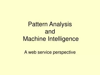 Pattern Analysis and Machine Intelligence
