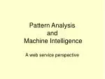 Pattern Analysis and Machine Intelligence - slide 1