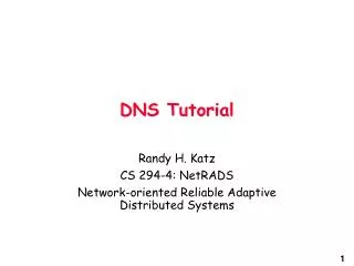 DNS Tutorial