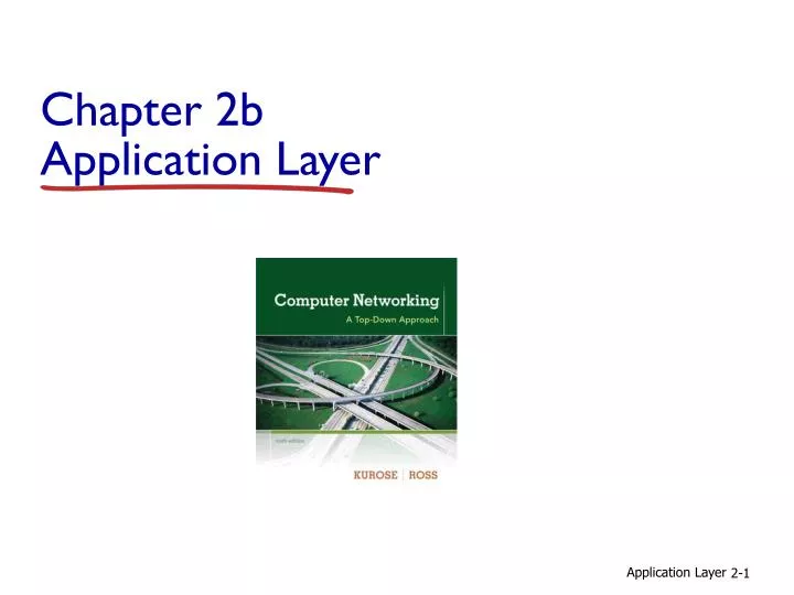 PPT - Chapter 2b Application Layer PowerPoint Presentation, Free ...